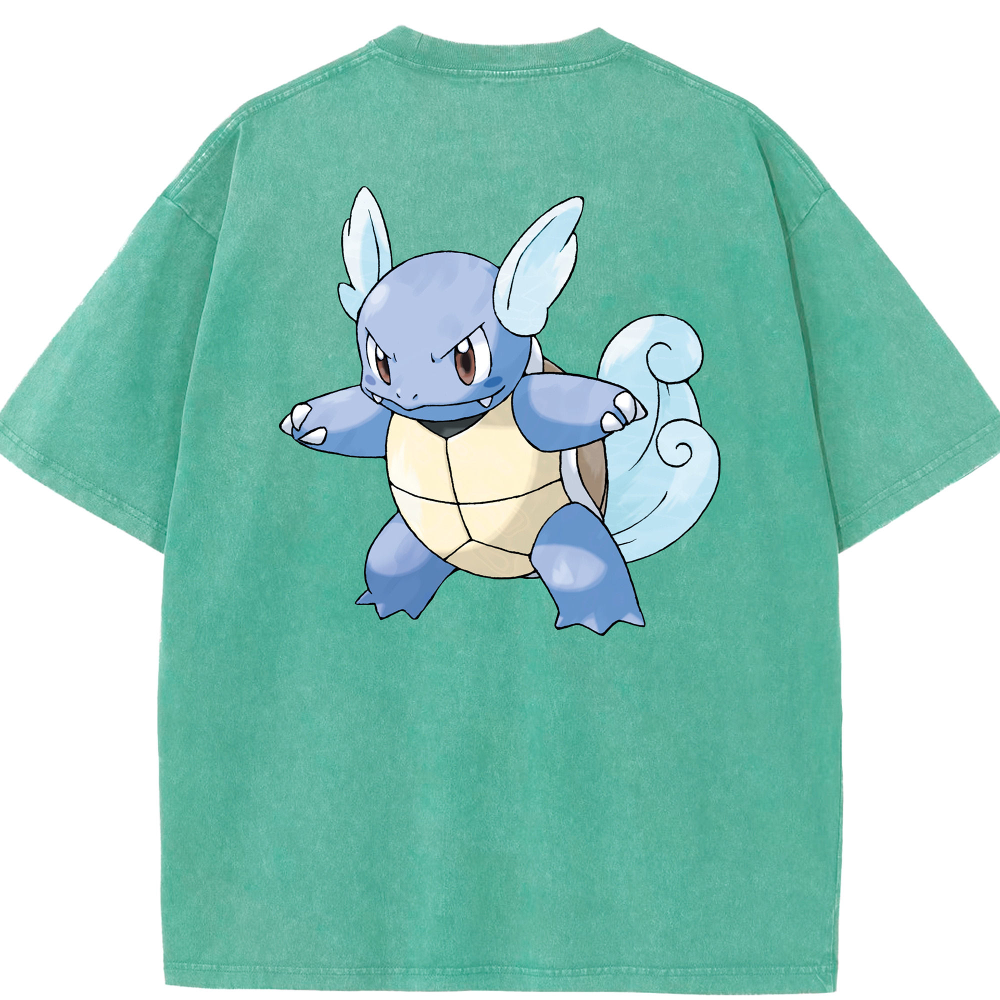 （画像用） ポケットモンスター Pokémon 綿100% ヴィンテージ風 半袖Tシャツ（背面プリント）